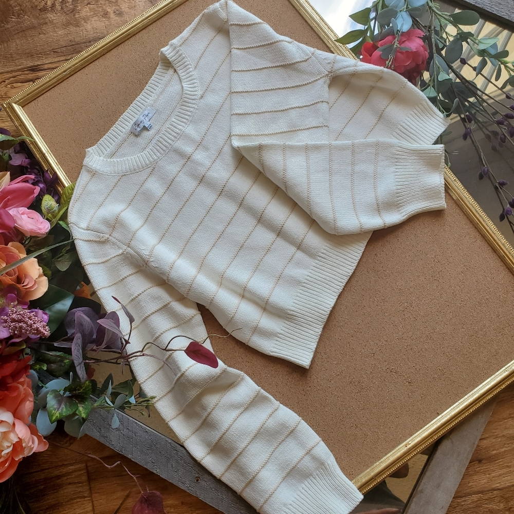 Emory Park brand cropped summer pullover